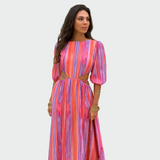 Karolína Sofistikovaná Vestido Midi Šaty Přiléhavější