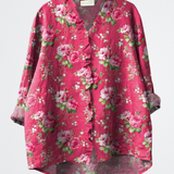 Everly - Rózsaszín Rüschbluse