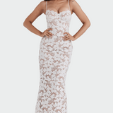 Magdaléna Elegantní Vestido Midi Vysocekvalitní Šaty