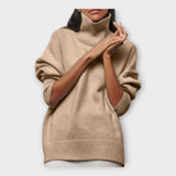 Lucie Elegantní Rolákový Svetr Minimalistický Stylový