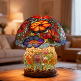GARDENLUXE | Barevná květinová stolní lampa