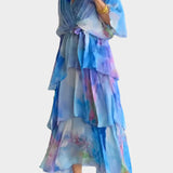 Karolína Elegantní Vestido Escote Profundo Romantický