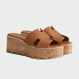 Adéla Elegantní Platformové Sandály Pohodlné Prodyšné