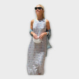 Magdaléna Elegantní Vestido Maxi Přirozená Elegance