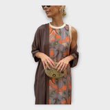 Věnceslava Okouzlující Vestido Maxi Šaty Univerzální