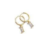 Arany színű fülbevalók cirkónia kövekkel – Grace