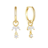 Virág Fülbevalók Zirconiával – Maude