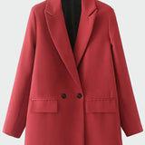 Anna Elegantní Oversized Blejzr Urbanistická Silueta