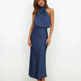 Solène High Waist Midi Dress