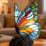TIFFALIGHT | Lampa s vitrážovým motýlem