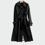 Veronika Elegantní Gabardina Nadčasová Městská Stylová