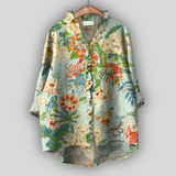 Lucie Elegantní Blusa de Lino KaždodenníNošeníPohodlí