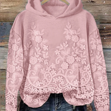 Lucie Elegantní Sudadera con Diseño Floral 3D Pro Pohodlí