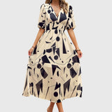 Merlin - Felszabadító Virágos Midi Ruha