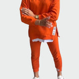 Anna Elegantní Volný Bicolor Sada Jemnou Strukturou