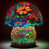 GARDENLUXE | Barevná květinová stolní lampa