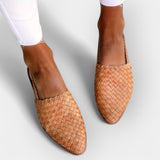 Kateřina Elegantní Šité Kožené Minimalistické Sandály