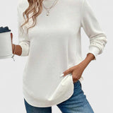 Nadyalyn | Elegáns O-nyakú Hosszúujjú