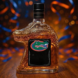 Karafa na whiskey ve tvaru krokodýla