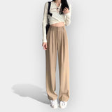 Karolína Elegantní Korejské Oversize Kalhoty Městské