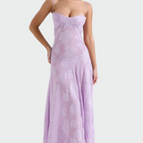Věnceslava NeuvěřitelněElegantní Vestido Largo Floral