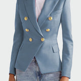Kristýna Elegantní Klasický Blazer Dvojité Zapínání