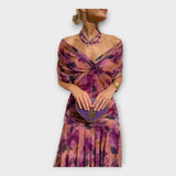Lucie Sofistikovaná Vestido Midi Přirozená Elegance