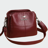 Sára Elegantní Kožená Crossbody Kabelka Minimalistická