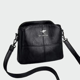 Alena Elegantní Kožené Crossbody Kabelka Minimalistická