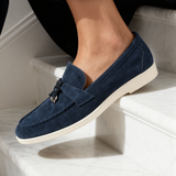Old Money Suede Lady Loafers