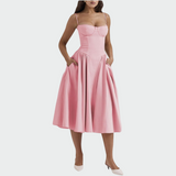 Magdaléna Okouzlující Vestido Maxi Společenské Šaty